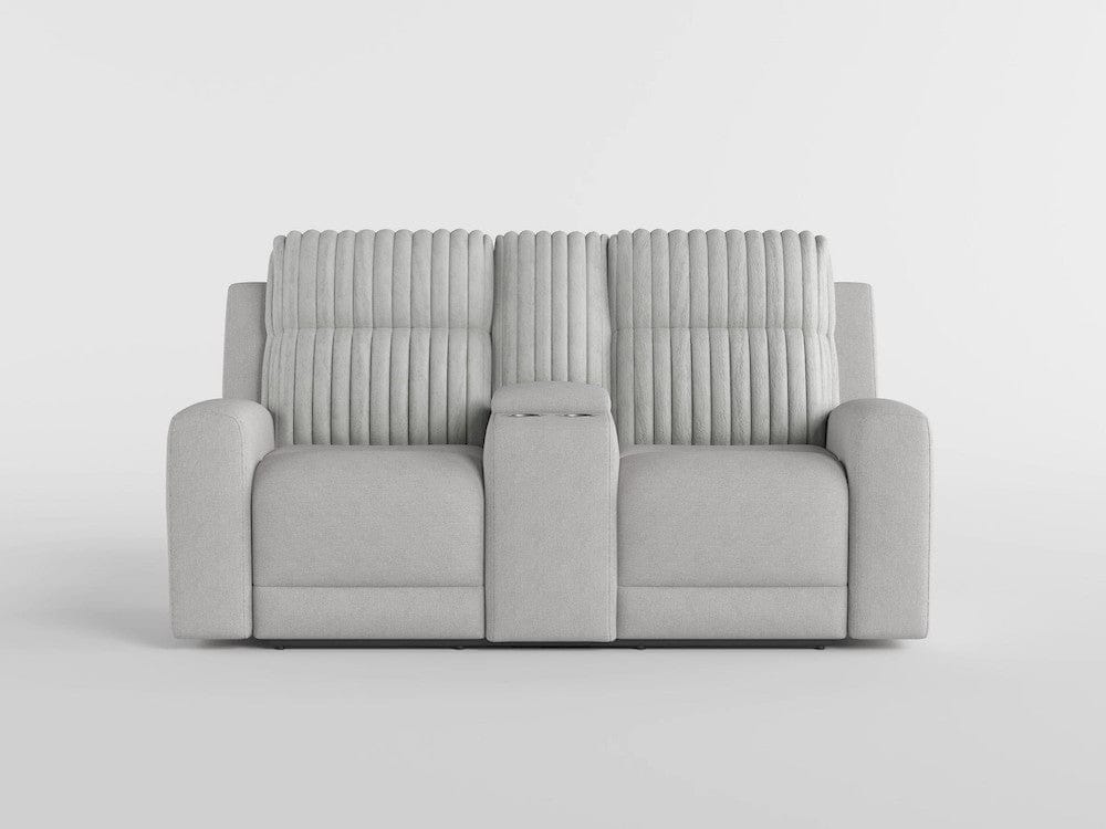 Homelegance  - Benton Double Reclining Love Seat W/ Center Console in Light gray - 9728LGY-2  view 11