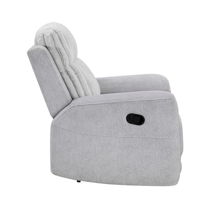 Homelegance  - Benton Reclining Chair in Light gray - 9728LGY-1  view 5