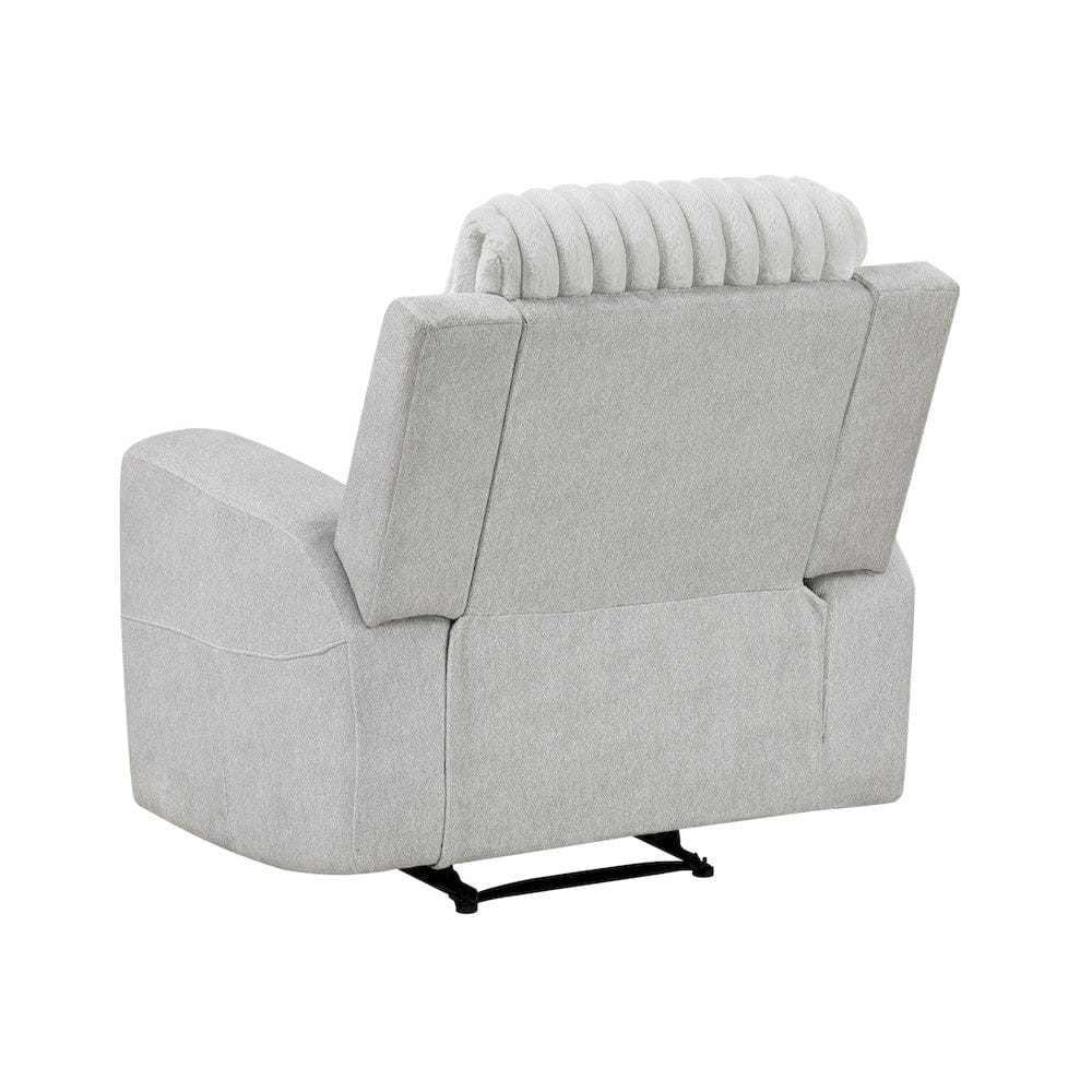 Homelegance  - Benton Reclining Chair in Light gray - 9728LGY-1  view 6