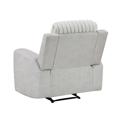 Homelegance  - Benton Reclining Chair in Light gray - 9728LGY-1  view 6