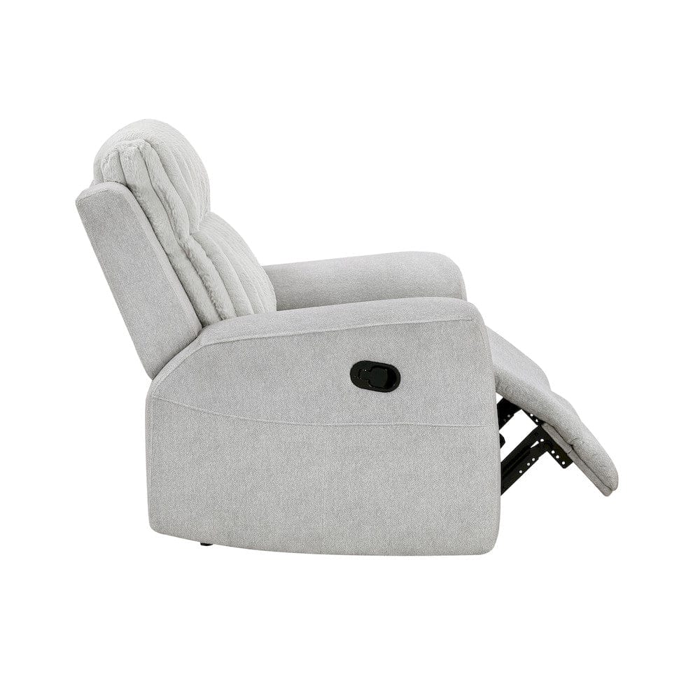 Homelegance  - Benton Reclining Chair in Light gray - 9728LGY-1  view 10