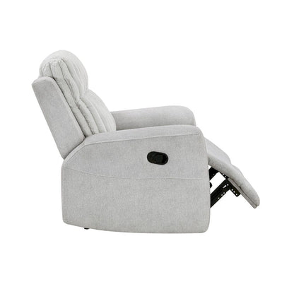Homelegance  - Benton Reclining Chair in Light gray - 9728LGY-1  view 10
