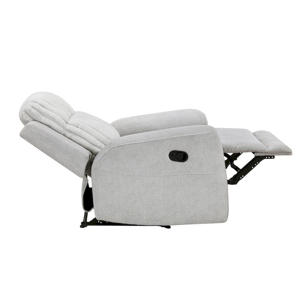 Homelegance  - Benton Reclining Chair in Light gray - 9728LGY-1  view 11