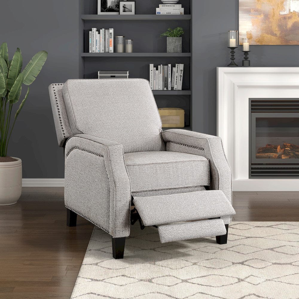 Homelegance  - Berenson Push Back Reclining Chair in Coconut - 8504CCN-1  view 7