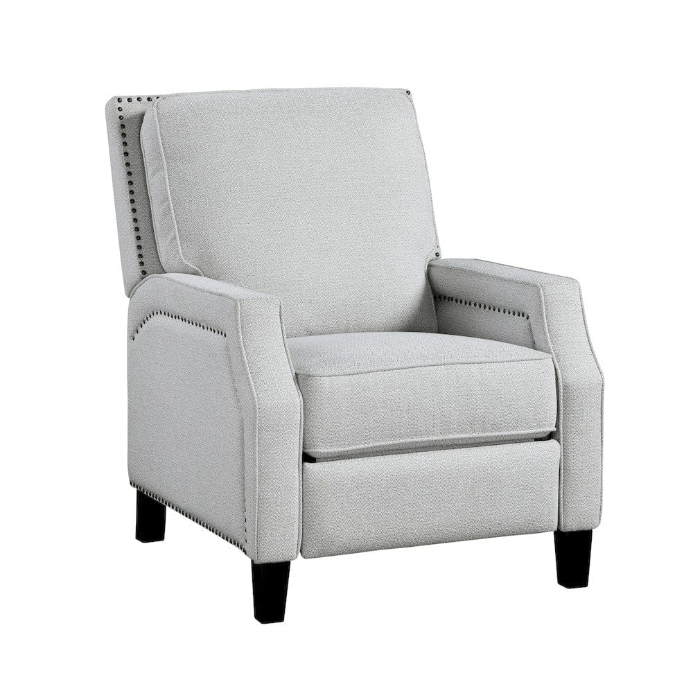 Homelegance  - Berenson Push Back Reclining Chair in Gray - 8504FGY-1  view 1