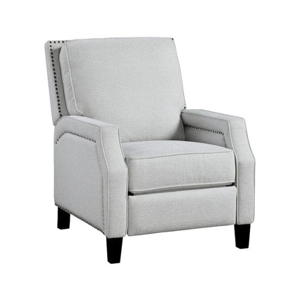 Homelegance  - Berenson Push Back Reclining Chair in Gray - 8504FGY-1  view 1