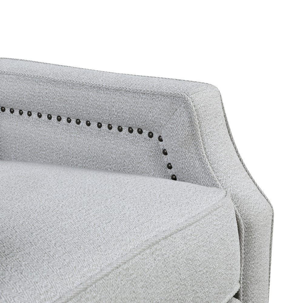 Homelegance  - Berenson Push Back Reclining Chair in Gray - 8504FGY-1  view 4