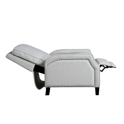 Homelegance  - Berenson Push Back Reclining Chair in Gray - 8504FGY-1  view 7