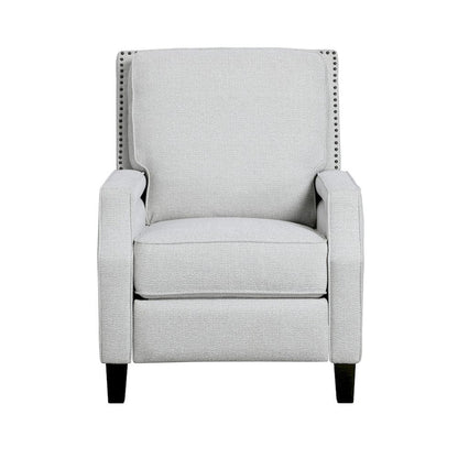 Homelegance  - Berenson Push Back Reclining Chair in Gray - 8504FGY-1  view 8