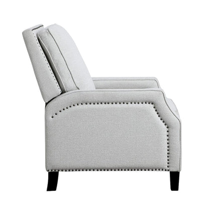 Homelegance  - Berenson Push Back Reclining Chair in Gray - 8504FGY-1  view 10