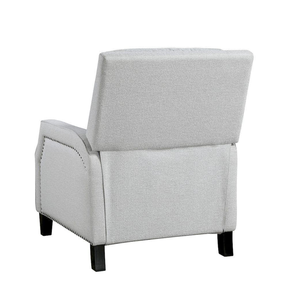 Homelegance  - Berenson Push Back Reclining Chair in Gray - 8504FGY-1  view 11