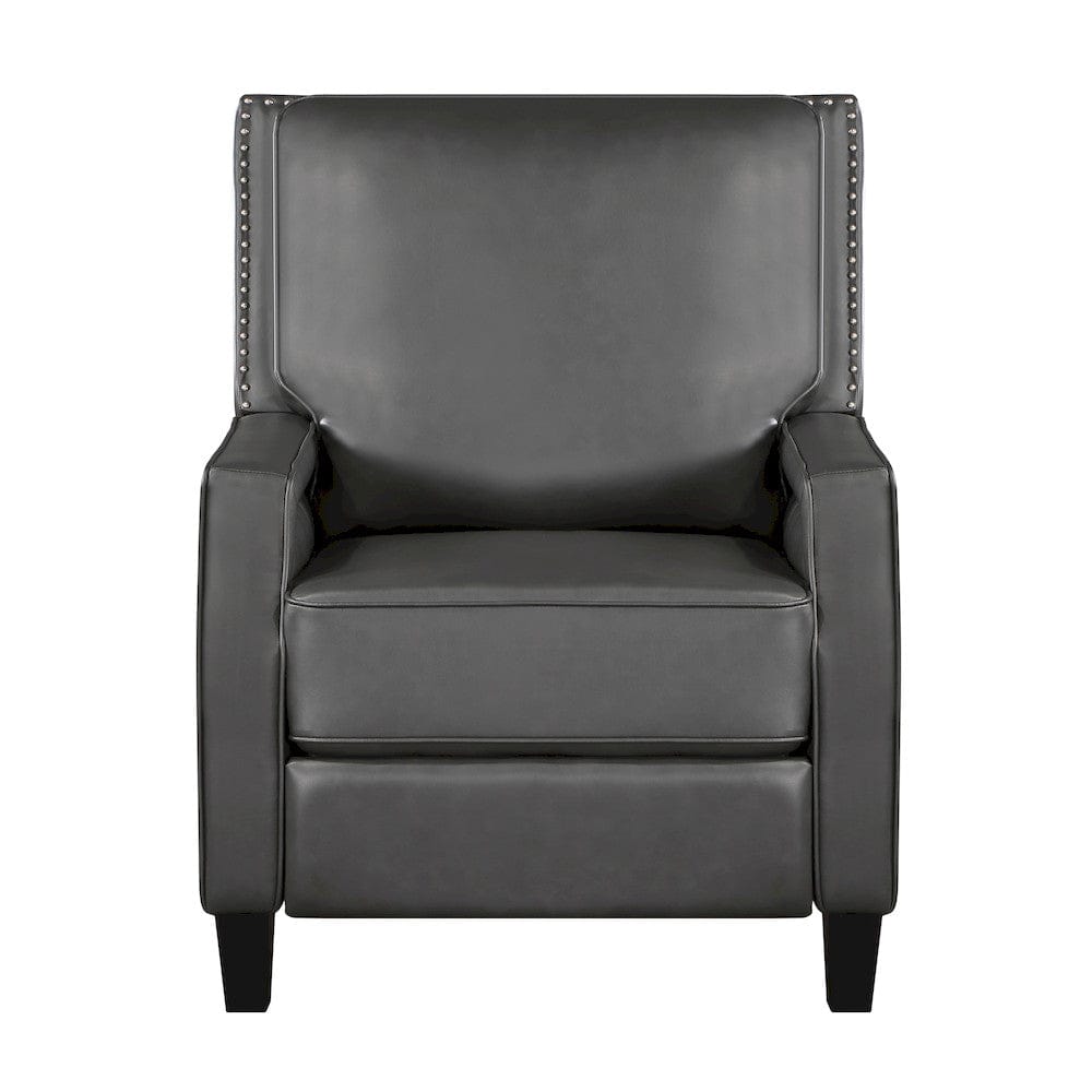 Homelegance  - Berenson Push Back Reclining Chair in Gray - 8504GRY-1  view 1