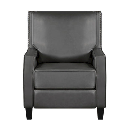 Homelegance  - Berenson Push Back Reclining Chair in Gray - 8504GRY-1  view 1