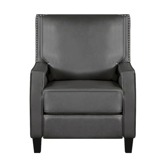 Homelegance  - Berenson Push Back Reclining Chair in Gray - 8504GRY-1  view 1