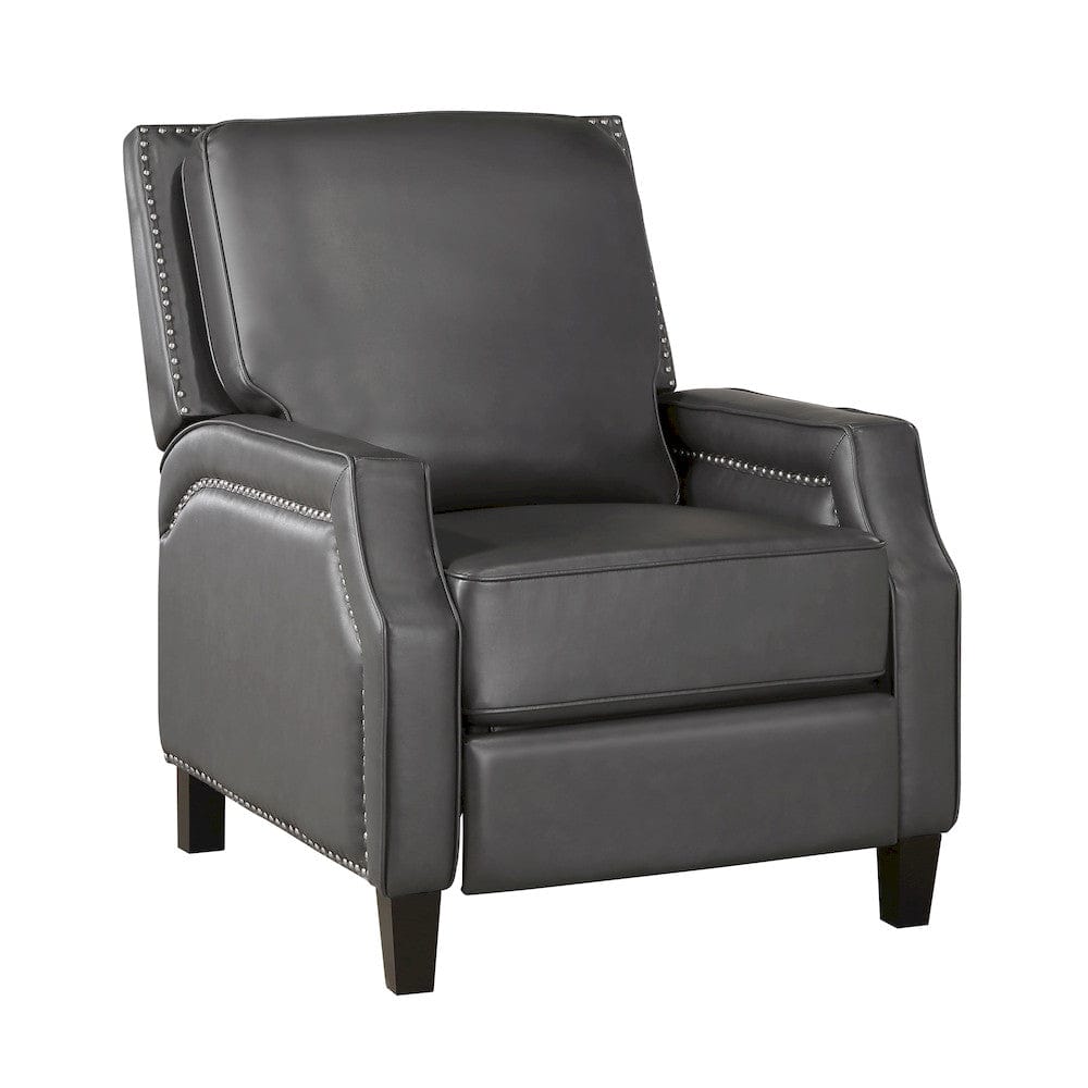 Homelegance  - Berenson Push Back Reclining Chair in Gray - 8504GRY-1  view 2