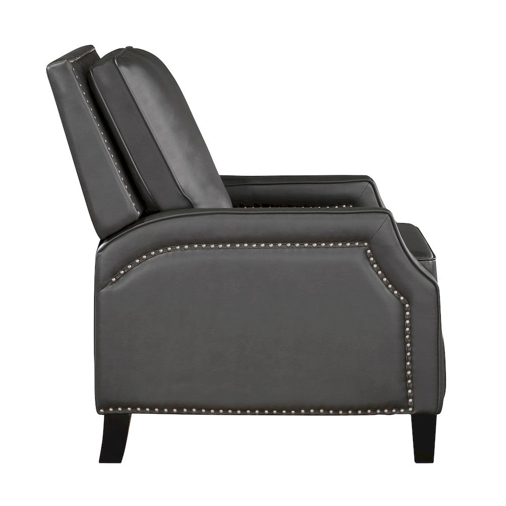 Homelegance  - Berenson Push Back Reclining Chair in Gray - 8504GRY-1  view 3