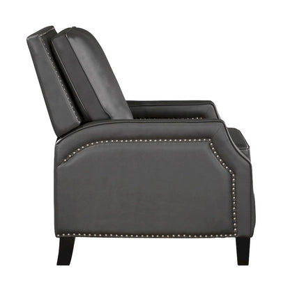Homelegance  - Berenson Push Back Reclining Chair in Gray - 8504GRY-1  view 3