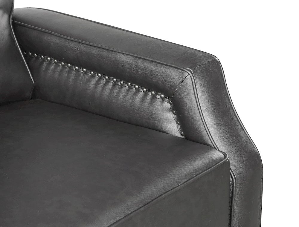 Homelegance  - Berenson Push Back Reclining Chair in Gray - 8504GRY-1  view 6