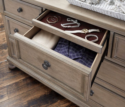 Homelegance  - Bethel Dresser, Hidden Drawer - 2259GY-5  view 3