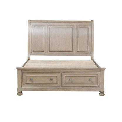 Homelegance  - Bethel Eastern King Platform Bed W/ Footboard Storage - 2259KGY-1EKx  view 1