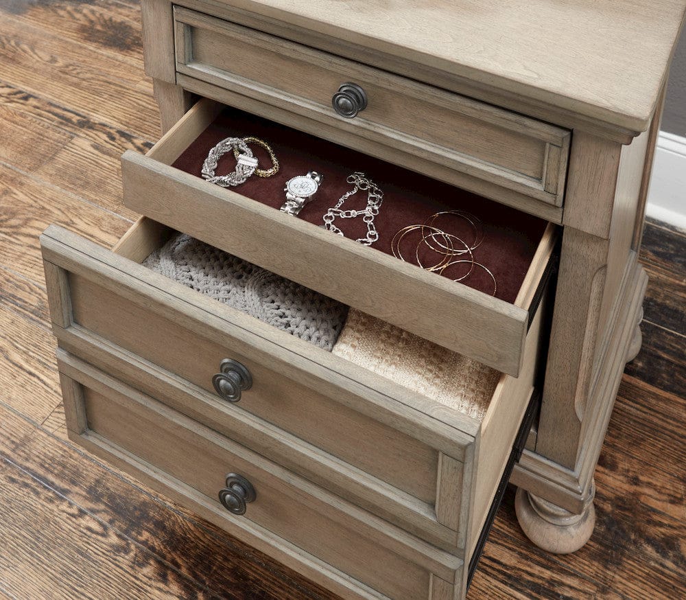 Homelegance  - Bethel Night Stand, Hidden Drawer - 2259GY-4  view 5