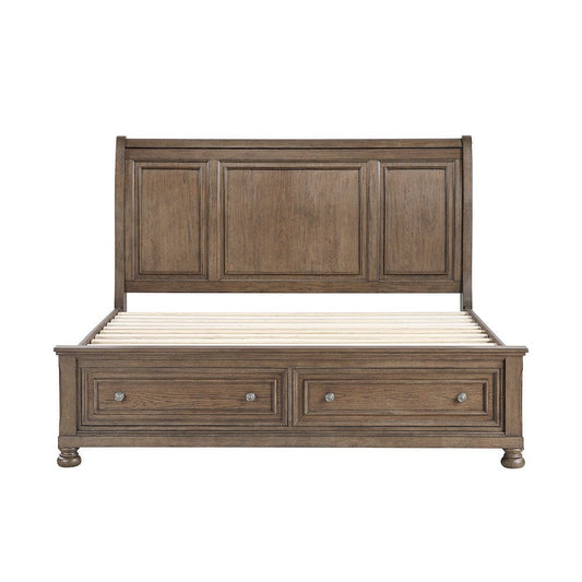 Homelegance  - Bethel Queen Platform Bed W/ Footboard Storage - 2259BR-1x  view 2