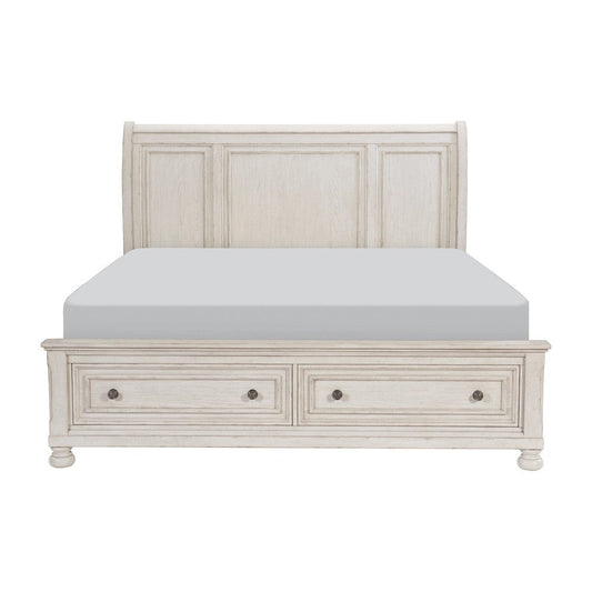 Homelegance  - Bethel Queen Platform Bed W/ Footboard Storage - 2259W-1x  view 1