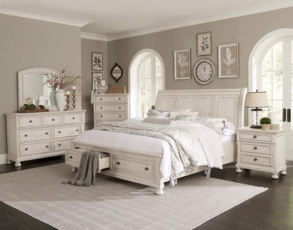 Homelegance  - Bethel Queen Platform Bed W/ Footboard Storage - 2259W-1x  view 4