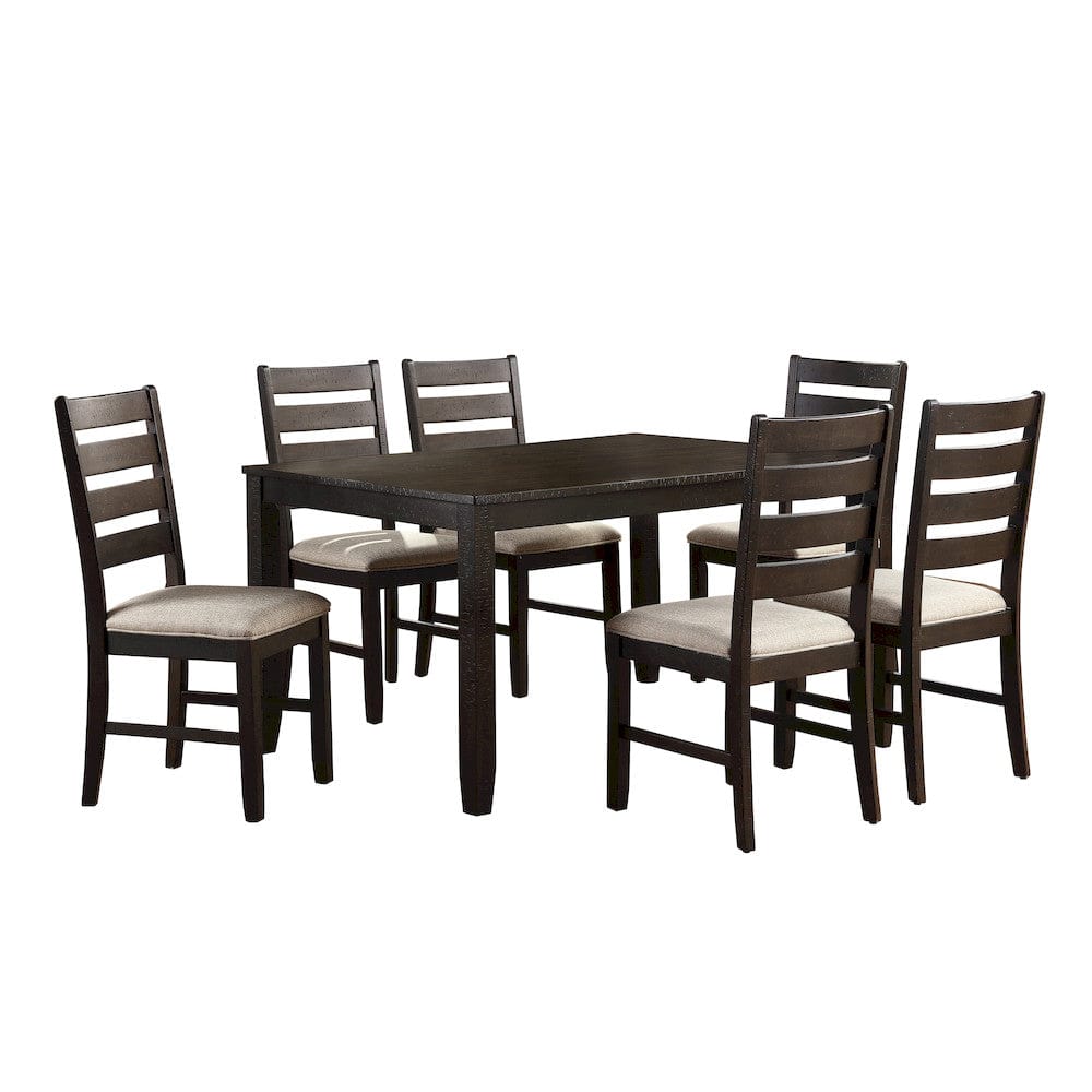 Homelegance  - Blair Farm 7-Piece Pack Dinette Set in Beige - 5709  view 1