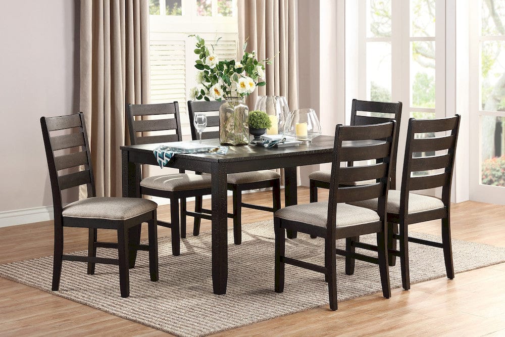 Homelegance  - Blair Farm 7-Piece Pack Dinette Set in Beige - 5709  view 7
