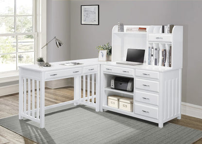 Homelegance  - Blanche 3pc Corner Desk - 4522WHx3  view 3