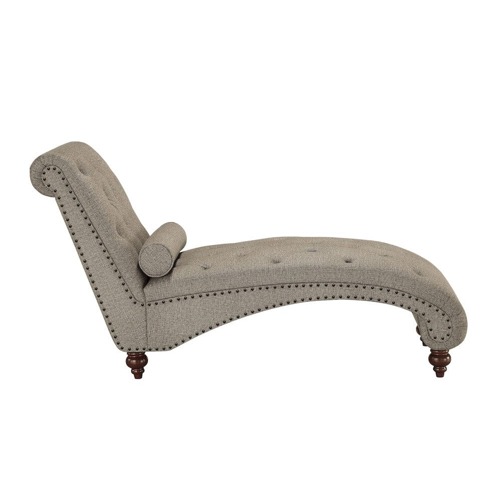 Homelegance  - Bonne Chaise in Brown - 1162NBR-5  view 5