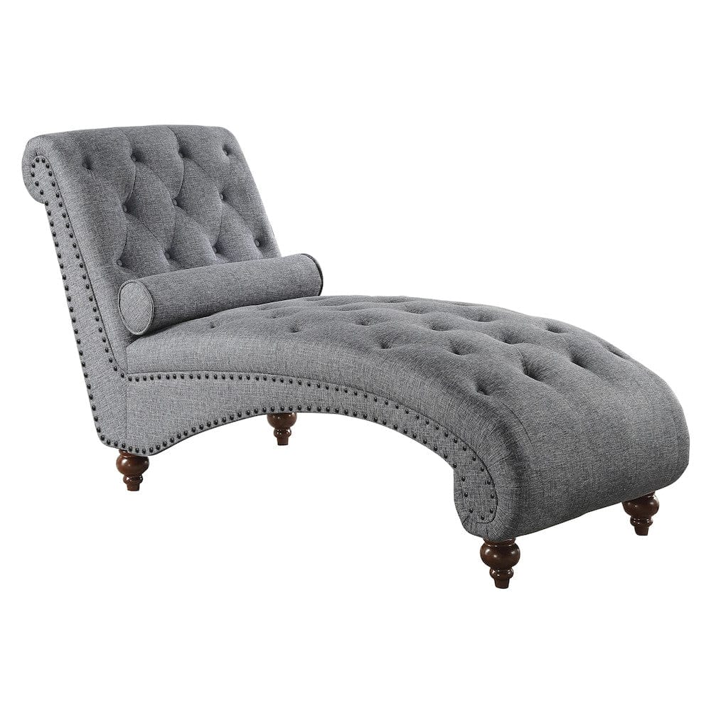 Homelegance  - Bonne Chaise in Dark gray - 1162NGY-5  view 1