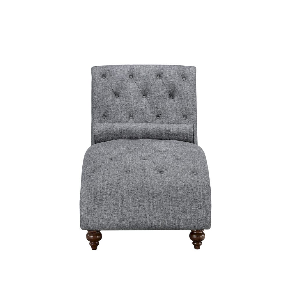 Homelegance  - Bonne Chaise in Dark gray - 1162NGY-5  view 3