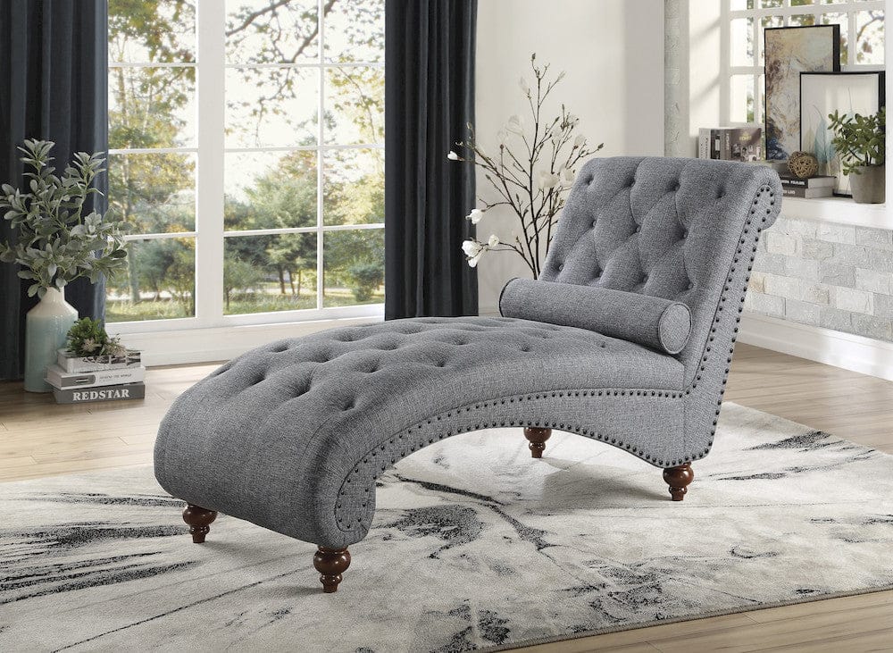 Homelegance  - Bonne Chaise in Dark gray - 1162NGY-5  view 5