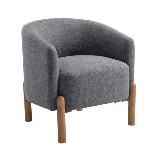 Homelegance  - Borger Accent Chair in Gray - 1012GRY-1  view 2