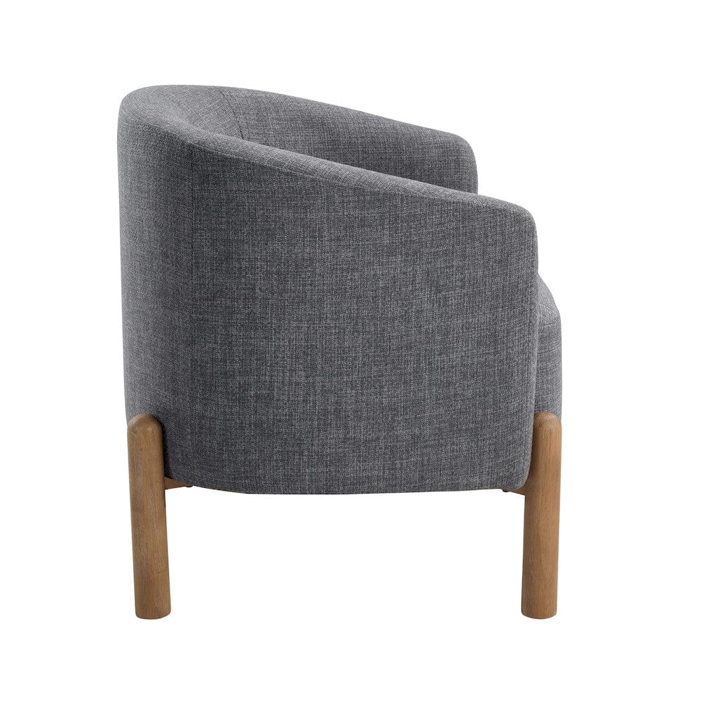 Homelegance  - Borger Accent Chair in Gray - 1012GRY-1  view 3