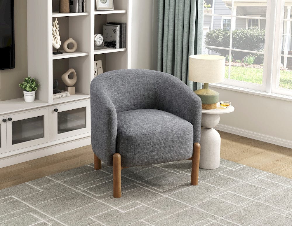 Homelegance  - Borger Accent Chair in Gray - 1012GRY-1  view 9