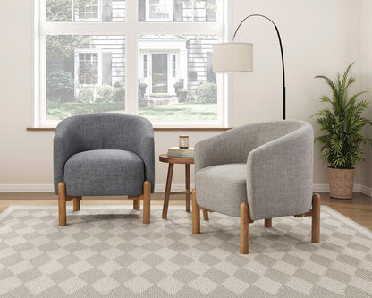 Homelegance  - Borger Accent Chair in Gray - 1012GRY-1  view 10