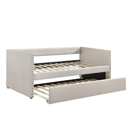 Homelegance  - Boynton Daybed W/ Trundle in Beige - 4691BE  view 5