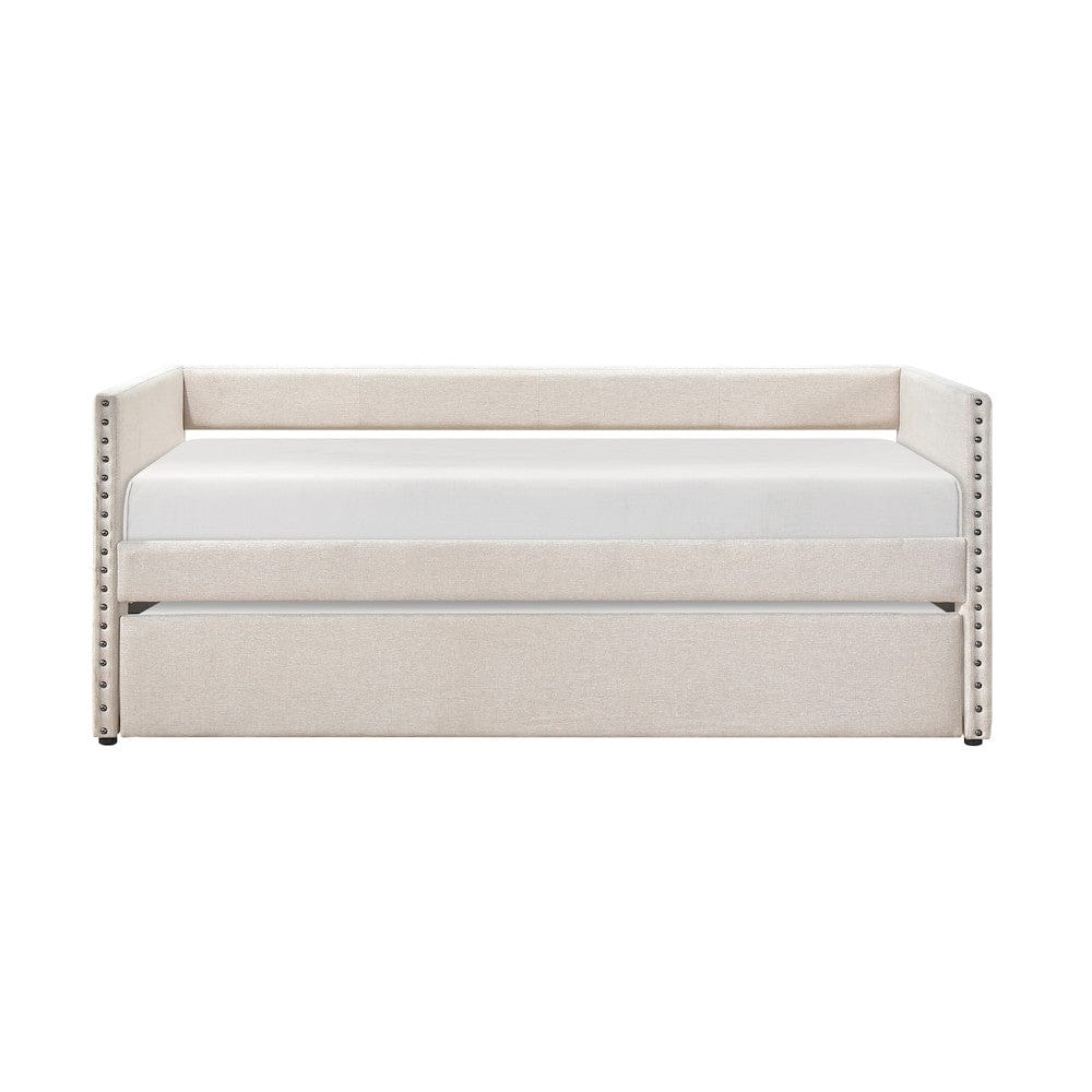 Homelegance  - Boynton Daybed W/ Trundle in Beige - 4691BE  view 7