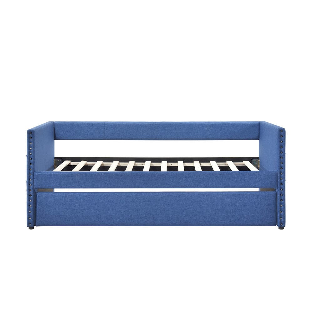 Homelegance  - Boynton Daybed W/ Trundle in Blue - 4691BU  view 2