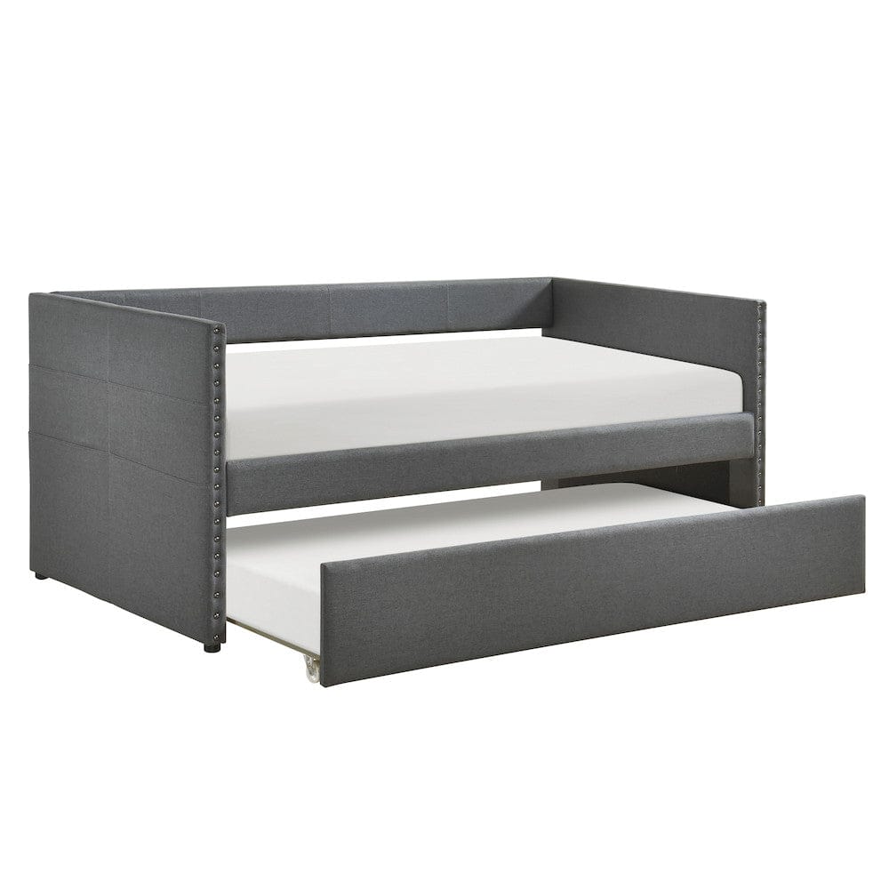 Homelegance  - Boynton Daybed W/ Trundle in Dark Gray - 4691DG  view 1
