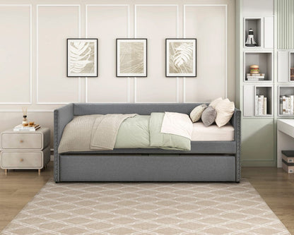 Homelegance  - Boynton Daybed W/ Trundle in Dark Gray - 4691DG  view 3