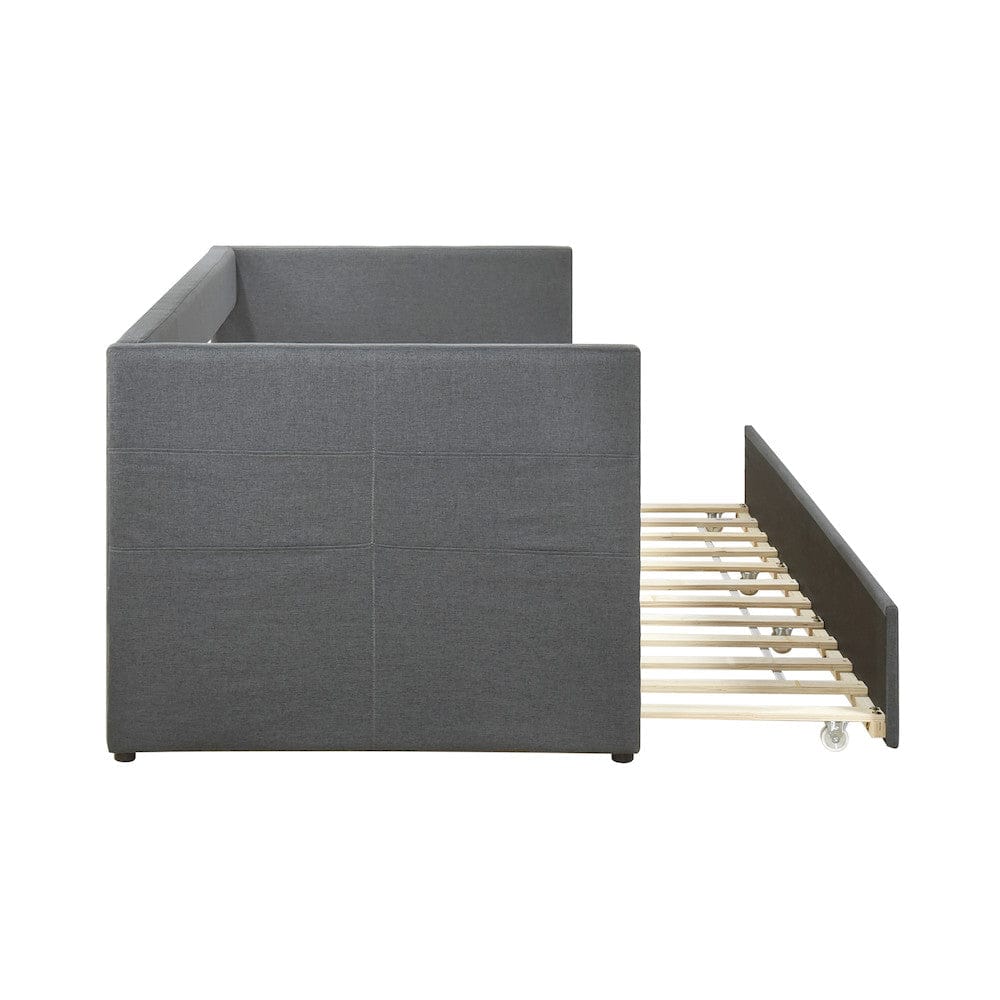 Homelegance  - Boynton Daybed W/ Trundle in Dark Gray - 4691DG  view 7