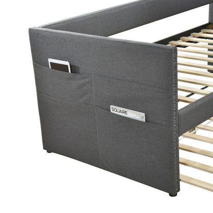 Homelegance  - Boynton Daybed W/ Trundle in Dark Gray - 4691DG  view 8