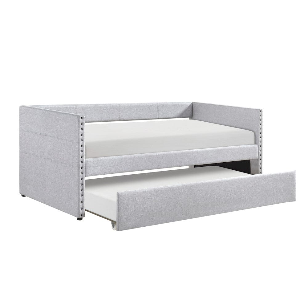 Homelegance  - Boynton Daybed W/ Trundle in Light Gray - 4691GY  view 1