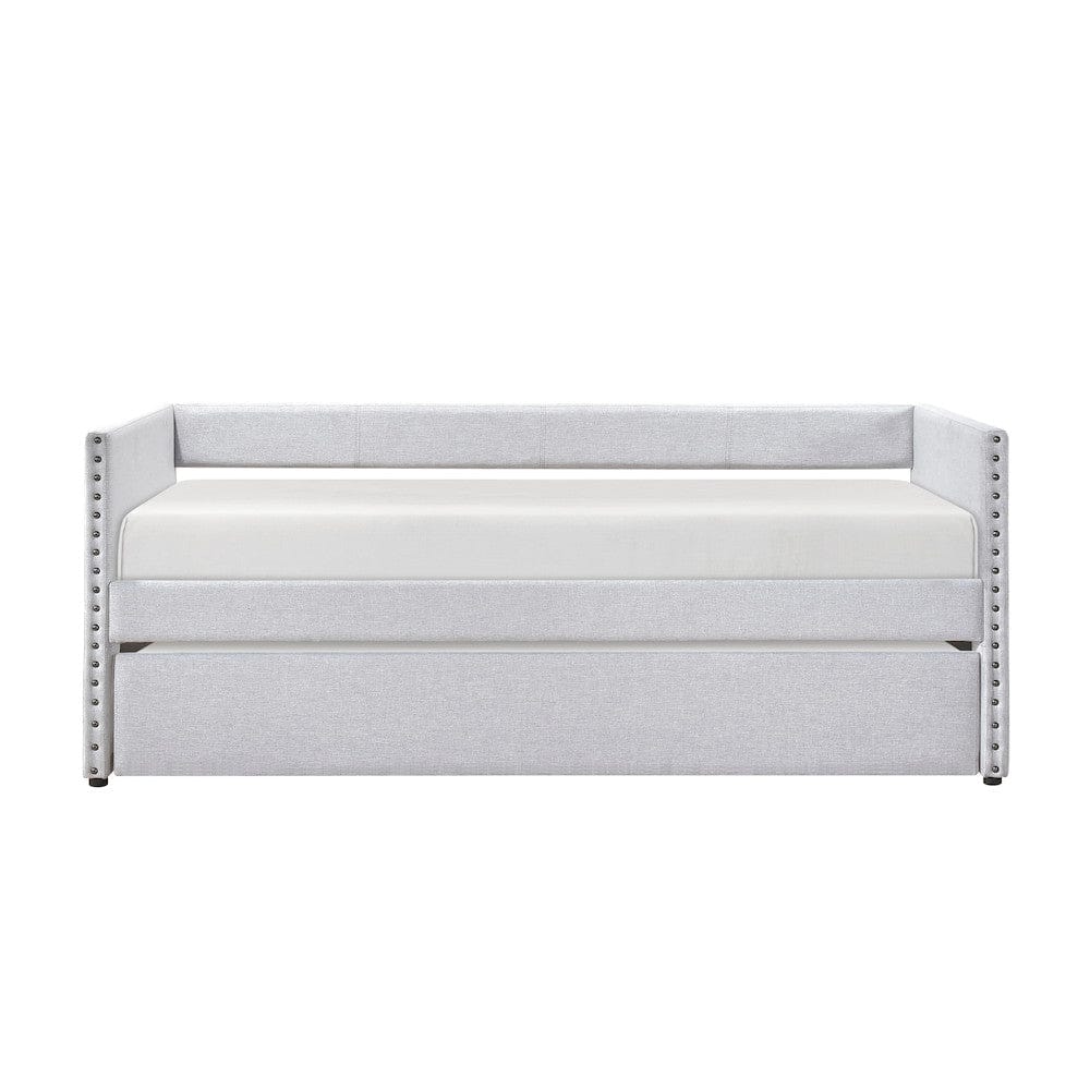 Homelegance  - Boynton Daybed W/ Trundle in Light Gray - 4691GY  view 4