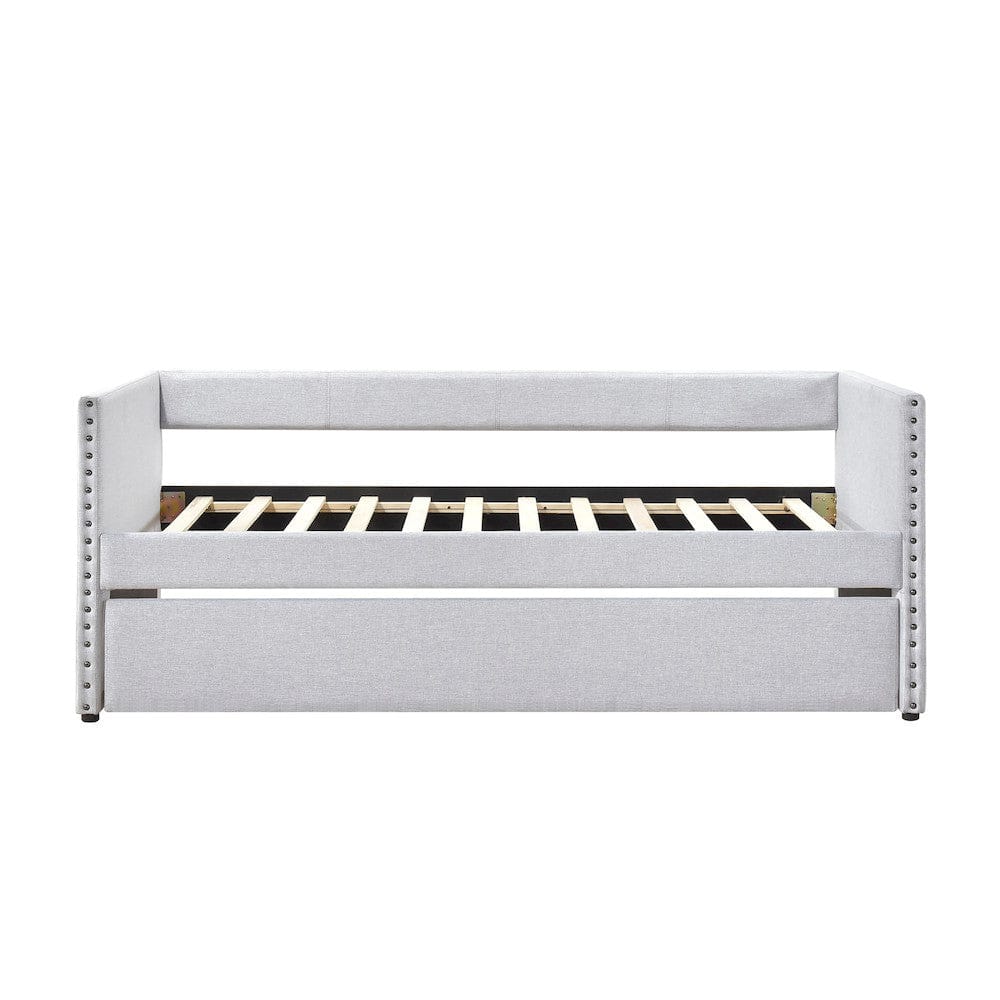 Homelegance  - Boynton Daybed W/ Trundle in Light Gray - 4691GY  view 5
