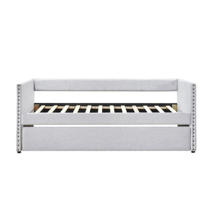 Homelegance  - Boynton Daybed W/ Trundle in Light Gray - 4691GY  view 5